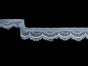 Koronka 1,7cm elastyczna niebieska