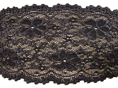 Wstawka 14cm elastyczna grafitowa