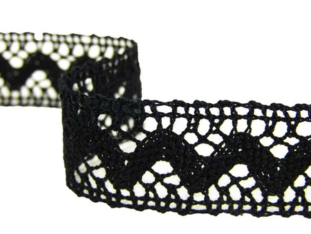 Wstawka 1,8cm bawełniana czarna