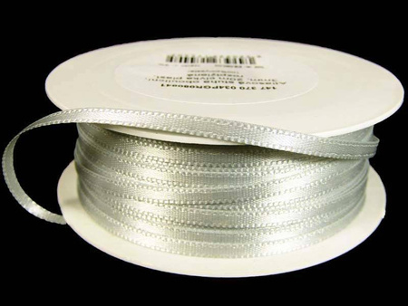 Wstążka 3mm atłas ivory