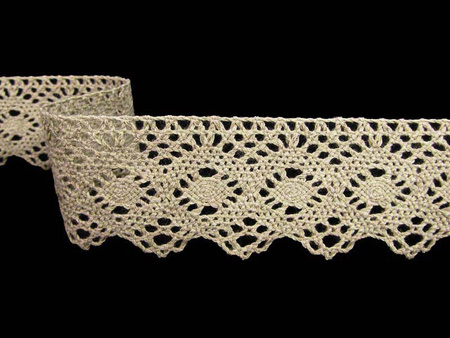 Koronka 4,7cm bawełniana jasny beż