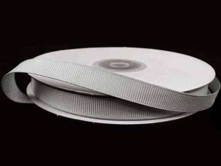 Taśma 9mm ryps poliestrowa popiel