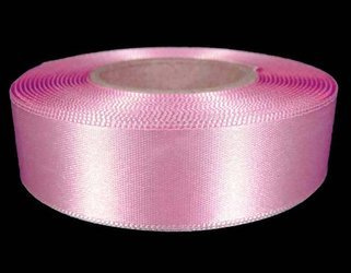 Wstążka 24mm atłas róż