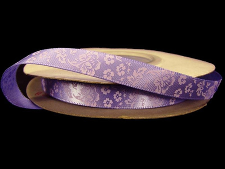 Wstążka 10mm atłas PIWONIA fiolet