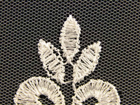 Koronka 8,5cm tiulowa ivory