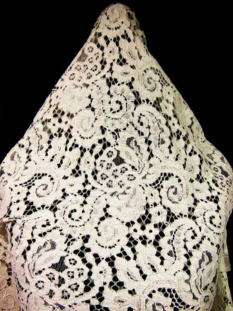 Koronka 160cm bawełnIano-wiskozowa ivory