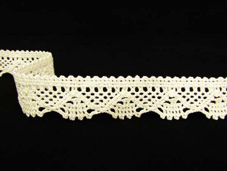 Koronka 2,5cm bawełniana ecru