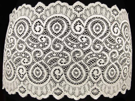 Wstawka 17cm elastyczna ivory