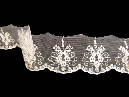 Koronka 5,5cm tiulowa ivory