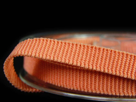 Taśma 6mm elastyczna rypsowa łosoś