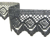 Koronka 4,2cm bawełniana grafit