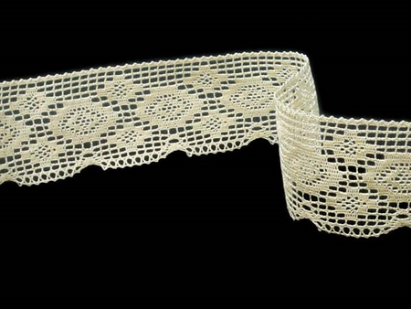 Koronka 4,3cm bawełniana naturalna