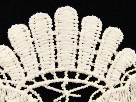 Wstawka 10cm gipiurowa poly kość słoniowa