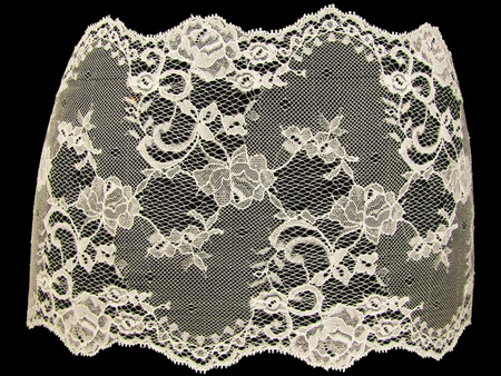 Wstawka 20cm elastyczna jasny popiel