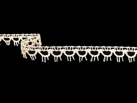 Koronka 0,7cm bawełniana naturalna