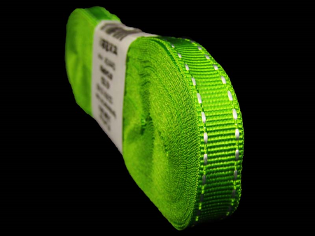 Taśma 1cm ryps stebnowana pistacja