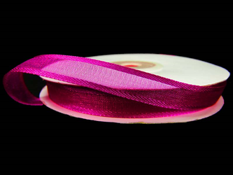 Wstążka 9mm organtyna LAMÓWKA fuksja