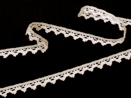 Koronka 1cm bawełniana ecru