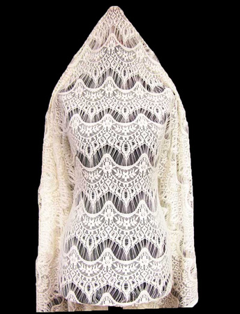 Koronka 140cm bawełniano-poliesterowa ecru