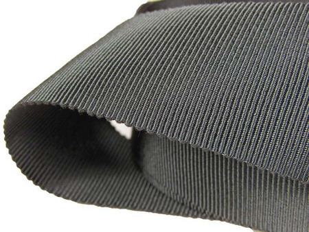 Taśma 40mm ryps bawełniano-wiskozowa grafit