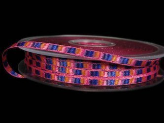 Taśma 3mm tkana DRABINKA amarant