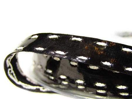 Taśma 9mm SKAY stebnowana czarna