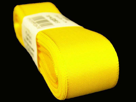 Wstążka 25mm tafta żółta