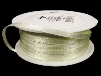 Wstążka 3mm atłas ecru jasny