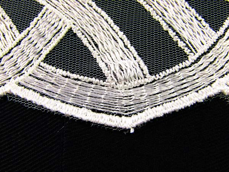 Koronka 14cm tiulowa ivory