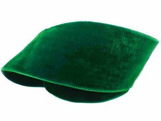 Aksamitka 50mm dwustronna ciemna zieleń