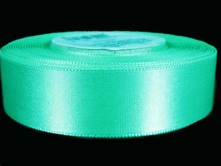 Wstążka 24mm atłas mięta