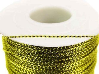 Sznurek 1mm metalizowany złoty