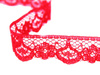 Koronka 1cm stabilna czerwona