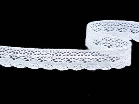Koronka 1,6cm bawełniana biała