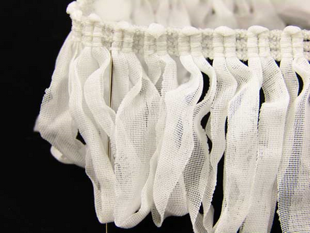 Taśma 4cm FRĘDZEL elastyczna muślin ivory