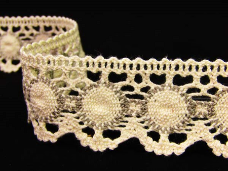 Koronka 3,5cm bawełniana naturalna