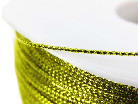 Sznurek 1mm metalizowany złoty