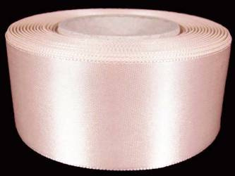 Wstążka 50mm atłas pudrowy róż