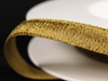 Aksamitka 9mm złoty beż
