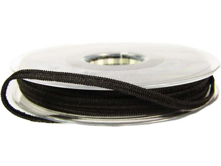 Guma 4mm dziana czarna