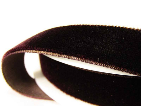 Aksamitka 16mm ciemny brąz