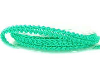 Taśma 7,5mm galonowa zieleń szmaragd