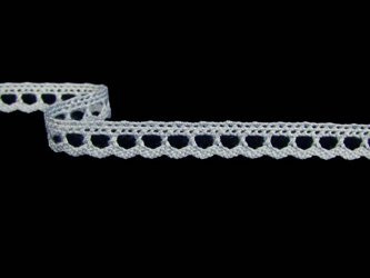 Koronka 0,9cm bawełniana antyczny niebieski