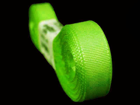 Wstążka 9mm tafta neon zielona