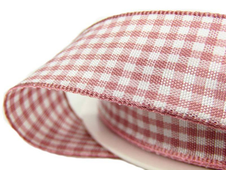 Wstążka 25mm pepito antyczny róż