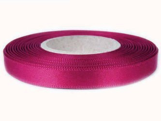Wstążka 10mm atłas burak