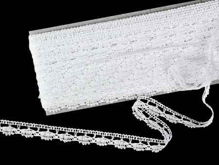 Koronka 1,5cm bawełniana biała