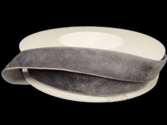 Aksamitka 15mm popiel