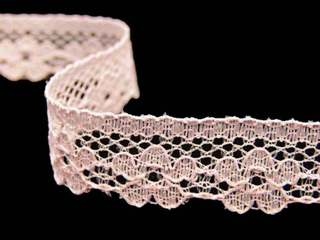 Koronka 1,2cm stabilna antyczny róż