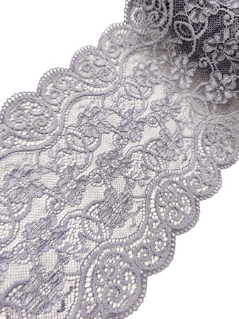 Wstawka 16cm elastyczna wrzos